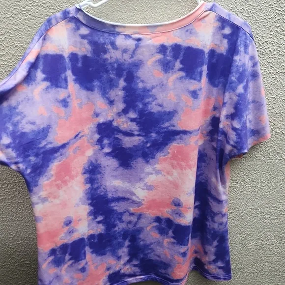 🔴 3 for $12 Shein Curve 2xl pink and purple tye dye - Picture 4 of 4